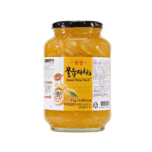 꽃샘 꿀 유자차 S, 2kg, 1개입, 1개