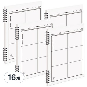 It spring 좌철 6분할 노트, 16개