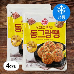 오뚜기 부드럽고촉촉한 동그랑땡 (냉동), 500g, 4개입