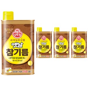 오뚜기옛날 참기름, 450ml, 4개