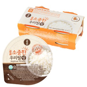 곰곰 소중한 우리쌀 밥, 200g, 6개