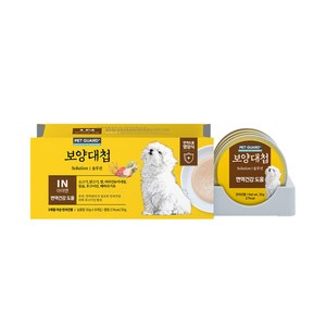 보양대첩 생후3개월~전연령 솔루션 IN 미니캔 강아지 간식, 닭, 30g, 8개