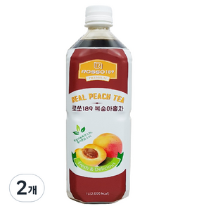 파낙스 로쏘 189 복숭아홍차, 1L, 2개