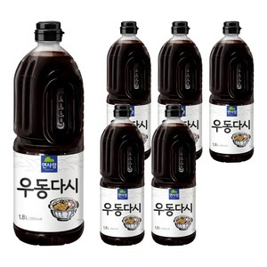 면사랑 우동다시 소스, 1.8L, 6개