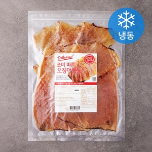 해맑은푸드 조미 마른 오징어 몸통 특왕대 5미 (냉동), 600g(특왕대), 1개