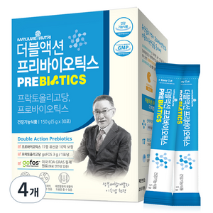 메이준뉴트리 더블액션 프리바이오틱스, 150g, 4개