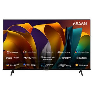 하이센스 4K UHD TV, 165cm(65인치), 65A6N, 벽걸이형, 방문설치