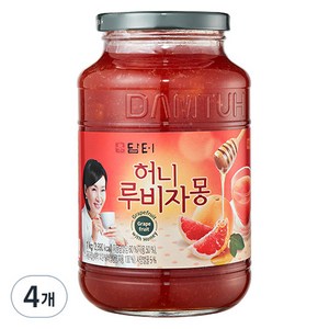 담터 허니 루비자몽, 1kg, 1개입, 4개