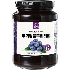 초록원 무가당 블루베리 잼, 480g, 1개