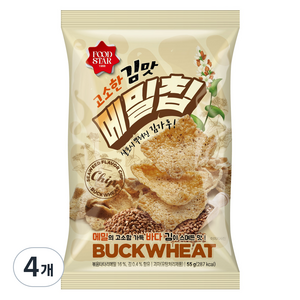 고소한 김맛 메밀칩, 55g, 4개