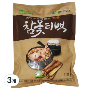 원바이오텍 참옻티백, 110g, 3개