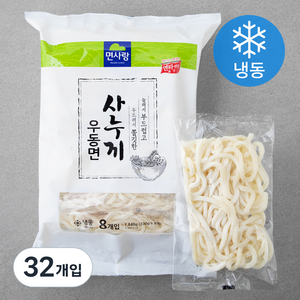 면사랑 사누끼 우동면 (냉동), 230g, 32개입