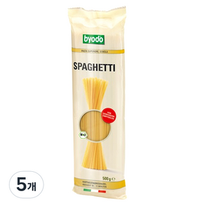 뵤도 유기농 스파게티, 500g, 5개