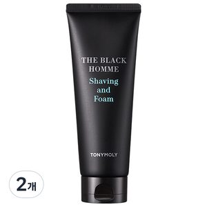 토니모리 더 블랙 옴므 쉐이빙 앤 폼, 150g, 2개