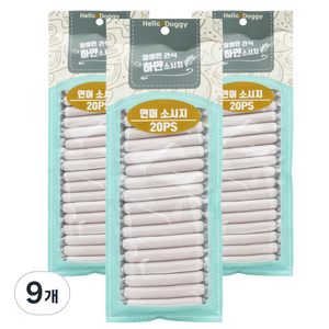 헬로도기 참좋은간식 강아지 하얀소시지 20p