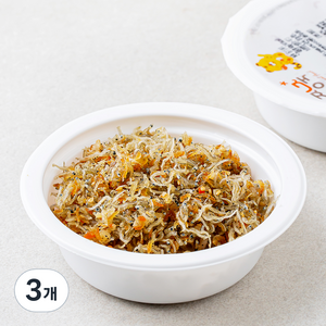 짱죽 반찬 잔멸치캐슈넛볶음, 40g, 3개, 혼합맛(잔멸치/캐슈넛)