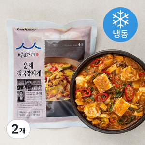 프레시지 백년가게 운채 청국장찌개 (냉동), 2개, 500g