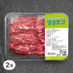 생생포크 도깨비살 (냉장), 600g, 2개