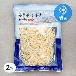 주문진어시장건어물 백진미 오징어채 (냉동), 2개, 400g