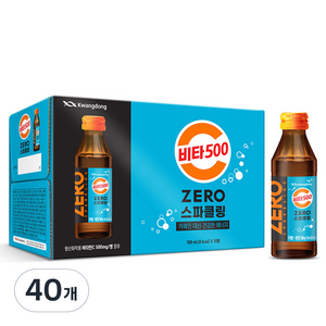 비타500 ZERO 스파클링, 150ml, 40개