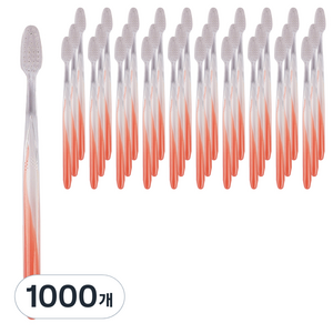 개별포장 고급 미세모 OPP 일회용칫솔, 1개, 1000개입