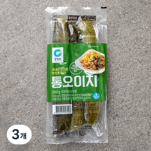 청정원 통 오이지, 300g, 3개