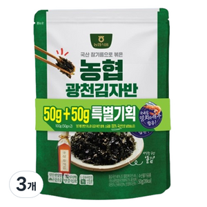 농협식품 김자반 50g + 50g, 3개