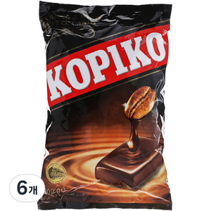 코피코 커피맛 캔디, 800g, 6개