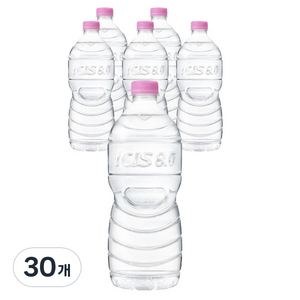 아이시스 8.0 ECO 생수 무라벨, 1L, 30개