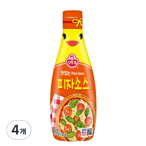 오뚜기 맛있는피자소스, 4개, 175g