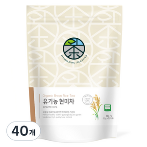 평창다원 유기농 현미차 삼각티백, 1.5g, 20개입, 2개