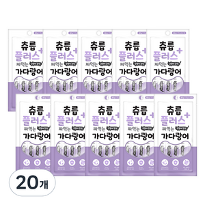 츄릅 플러스 짜먹는 유산균 고양이 간식 생선 60g, 가다랑어맛, 20개