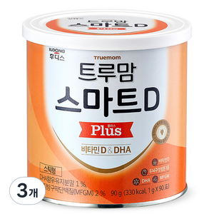 일동후디스 트루맘 스마트D 플러스 비타민D&DHA, 90g, 3개