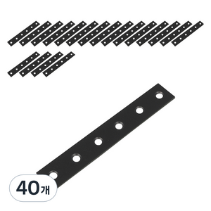 모네스페스 10번 일자 평철 블랙, 40개