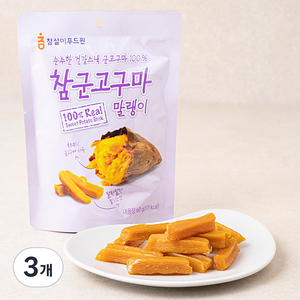 참군고구마말랭이, 60g, 3개