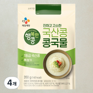 행복한콩 콩국물, 350g, 4개