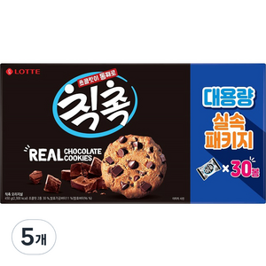 롯데웰푸드 칙촉 실속패키지, 450g, 5개