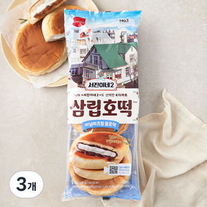 삼립 서진이네2 바닐라크림 꿀호떡 3개입, 300g, 3개