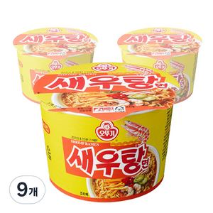 오뚜기 새우탕면 110g, 9개