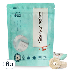 다담은 더진한 육수한알 멸치맛 20p, 100g, 6개