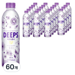 Deeps 골드 해양심층수, 500ml, 60개