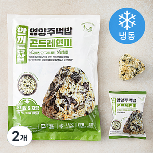 한끼통살 영양주먹밥 곤드레현미 5개입 (냉동), 500g, 2개