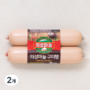 롯데햄 의성마늘 구이햄 2개입, 320g, 2개