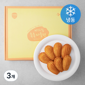 이츠웰 우리밀 촉촉 마들렌 30입 (냉동), 450g, 3개