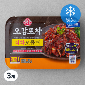 오뚜기 오감포차 직화오돌뼈 (냉동), 150g, 3개