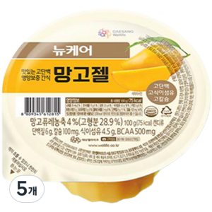 뉴케어 망고젤, 5개, 100g