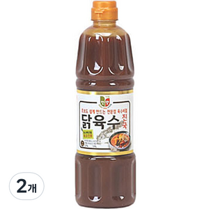 청우식품 닭육수진국, 1kg, 2개