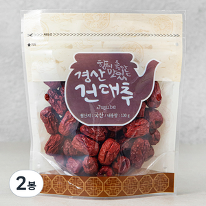 산들 경산 건대추 상초, 130g, 2봉