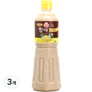 오뚜기 참깨드레싱, 1.04kg, 3개