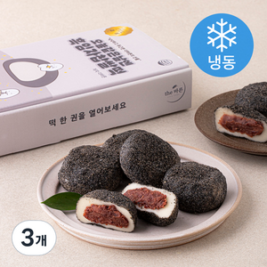 더바른 흑임자 찹쌀떡 (냉동), 960g, 3개